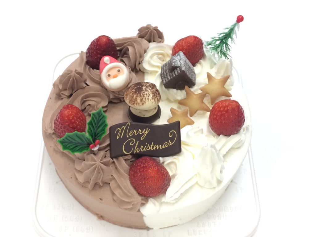 クリスマスケーキ｜ハーフ＆ハーフ（店頭受取）